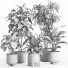 Flowerpots Indoor Plant Set 027 - nr.asgari