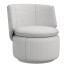 Крісло West Elm Crescent Leather Swivel - ZaraCo