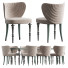 Стіл та стільці Elve Luxury Arven Dinning Room Set - Moonlight