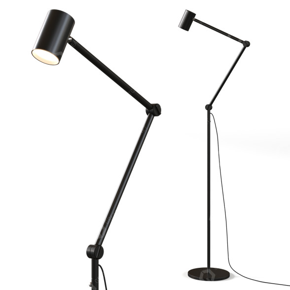 Lampadaire IKEA Nymane Floor modèle 3D