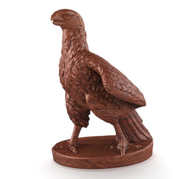 Estatuilla  Wooden Eagle Modelo 3D