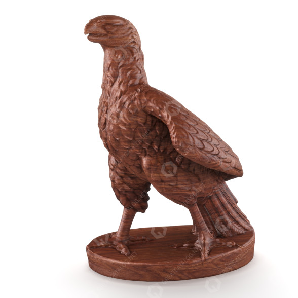 Estatuilla Wooden Eagle Modelo 3D