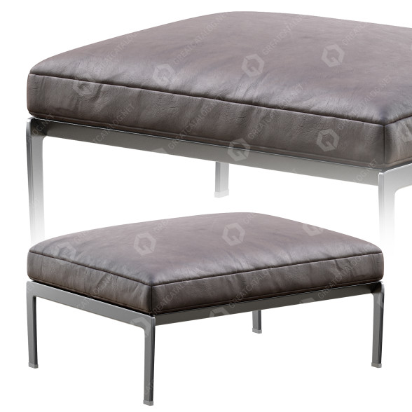 Ottoman Flexform Lifesteel 3D model