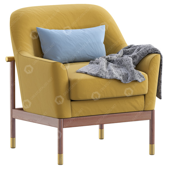Armchair Kassavello Alperce 3D model