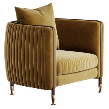 Armchair  Mezzo Collection Barlow 3D model