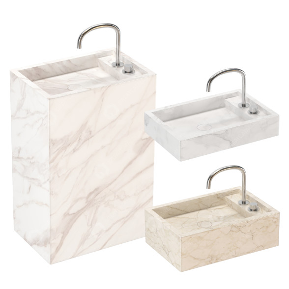 Umywalki COCOON PB Basin 60 model 3D