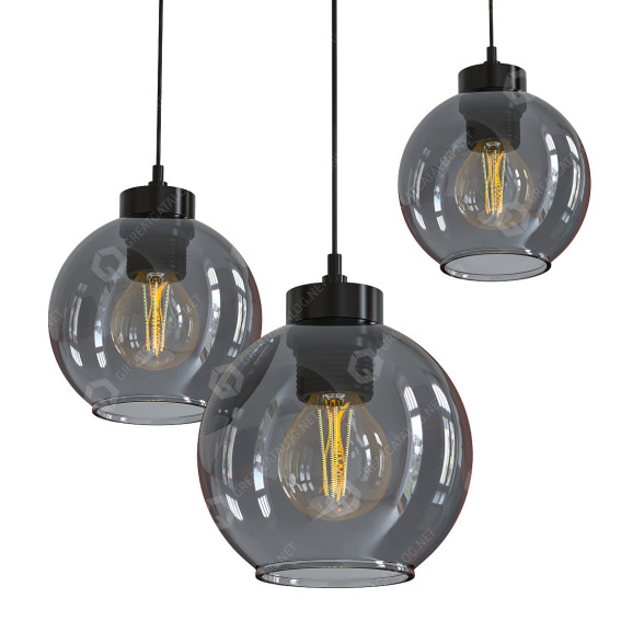 Lampa wisząca TK Lighting Cubus 4317 model 3D