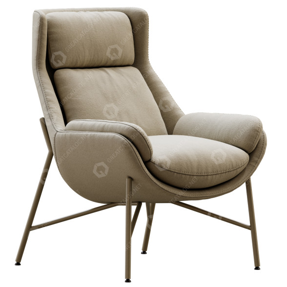 Sessel Ditre Italia Beetle 3D-Modell