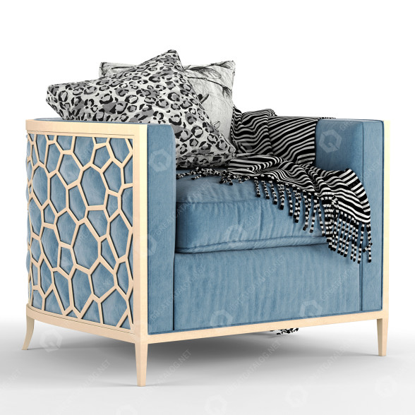 Armchair Caracole Ice Breaker 3D model