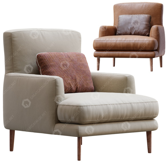 Sessel Bonaldo Paraiso 3D-Modell