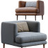 Sessel Bonaldo Paraiso Leather - Navasard