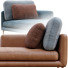 Banquette Bonaldo Paraiso Leather and Fabric - Navasard