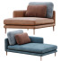 Banquette Bonaldo Paraiso Leather and Fabric - Navasard