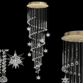 Люстра Crystal Swirl Design Raindrop