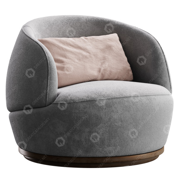 Sessel District Eight Orbit 3D-Modell