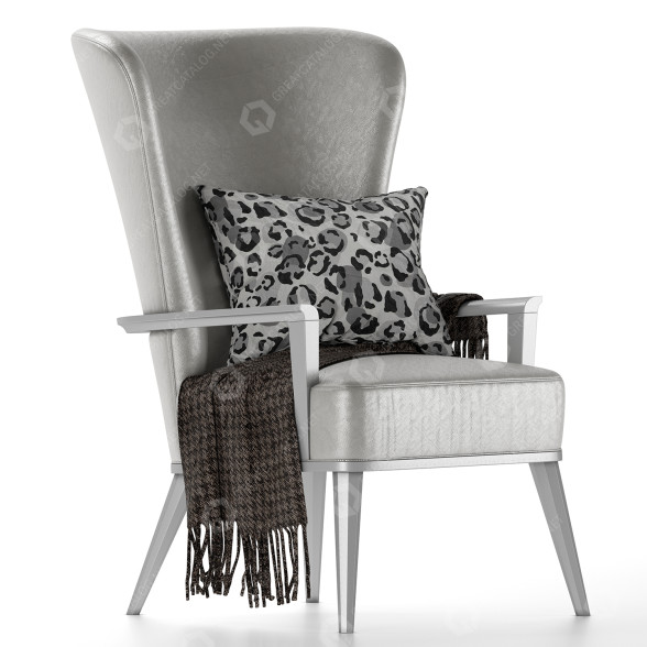 Armchair Caracole Accent Farrah Collection 3D model