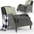 Armchair Caracole Fancy Footwork - nesspecono