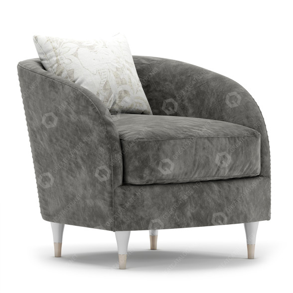 Armchair Caracole Farrah 3D model