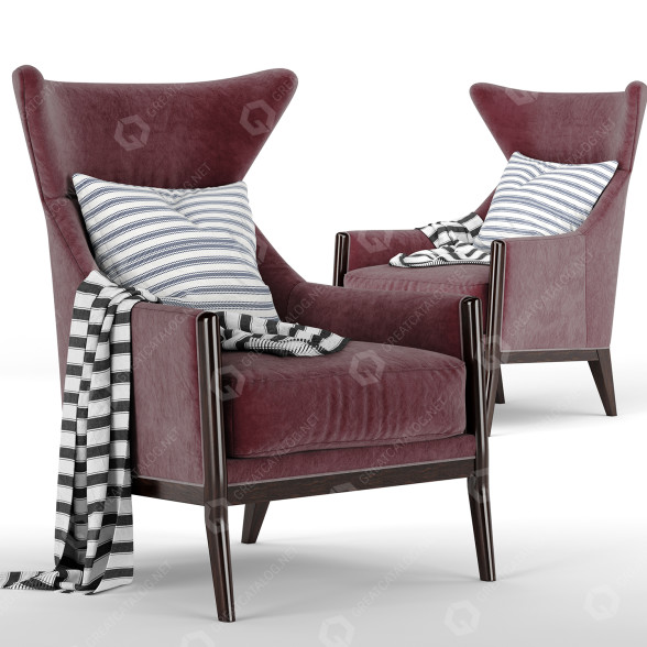 Armchair Caracole Boundless 3D model