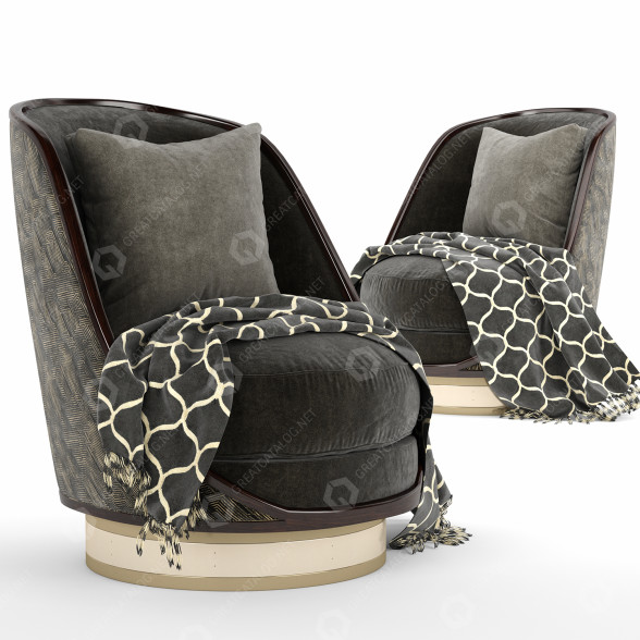 Fauteuil Caracole Go For Spin modèle 3D