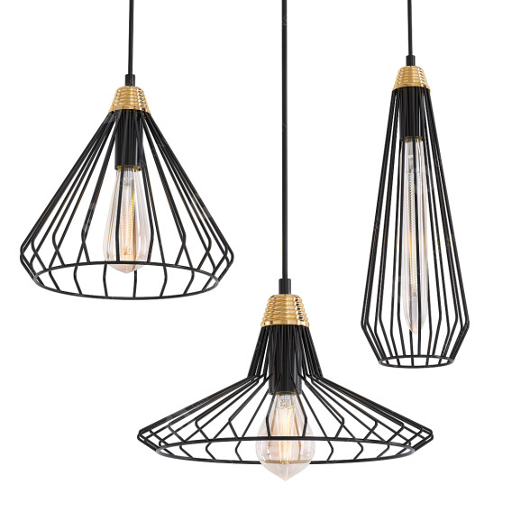 Підвісні світильники Tom Dixon Iron 3D модель