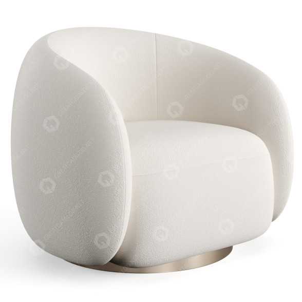 Крісло Sloane Boucle Accent 3D модель