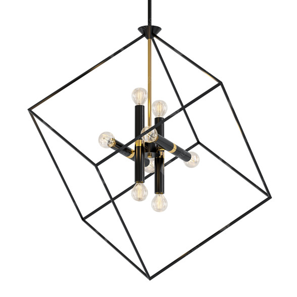 Chandelier Shades of Light Be Squared Modern 3D model
