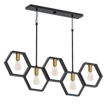 Підвісний світильник Shades of Light Modern Hexagon Linear