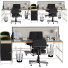 Espacio de trabajo Office Furniture 05 - reyhaneh2004