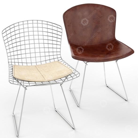 Chairs Knoll Bertoia 3D model
