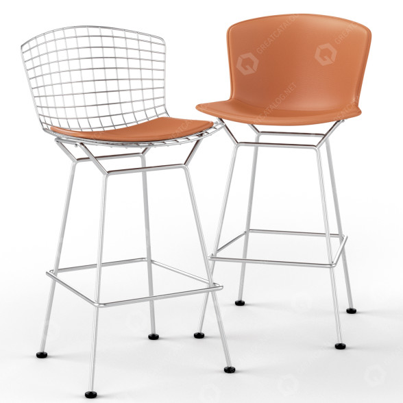 Барні стільці Knoll Bertoia 3D модель