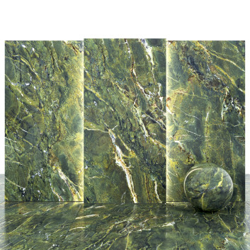Плитка Karzai Green Marble 3D модель