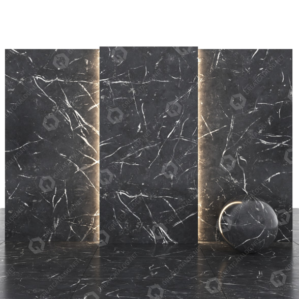 Płytka Black Marble 01 model 3D