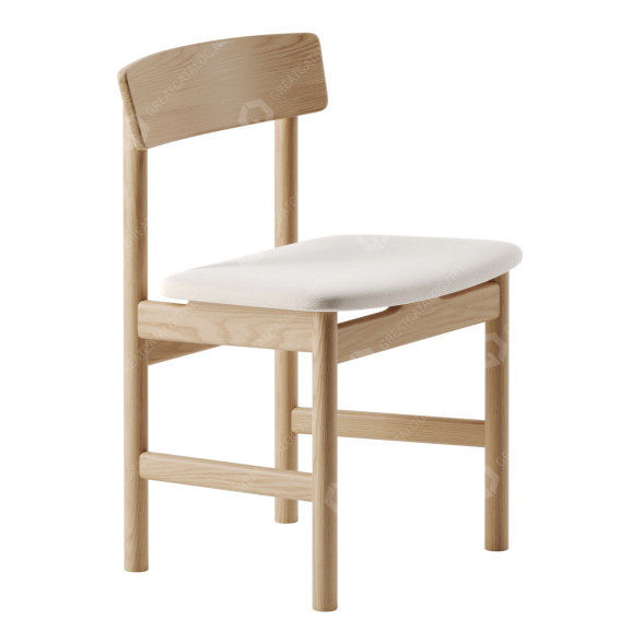 Chair Mogensen 3236 by Borge Mogensen 3D model