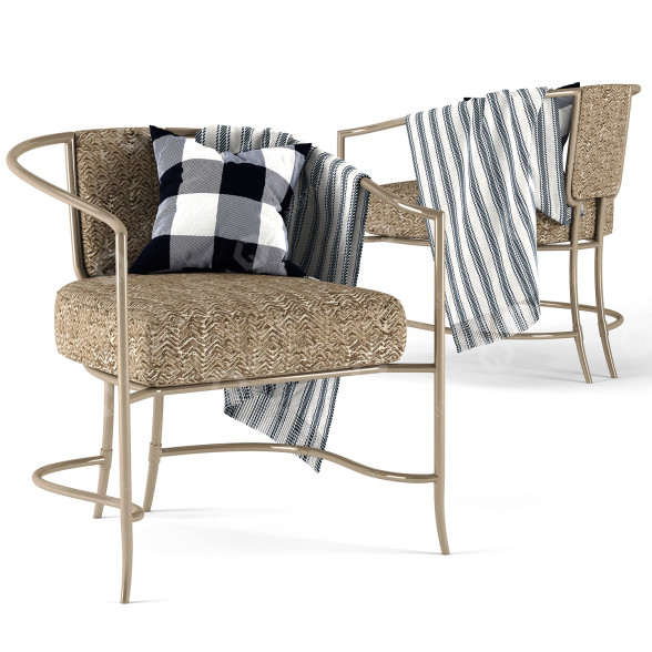 Chair Caracole All the Right Lines 3D model