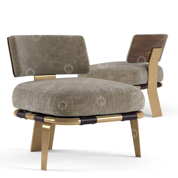 Armchair Caracole Airflow 3D model