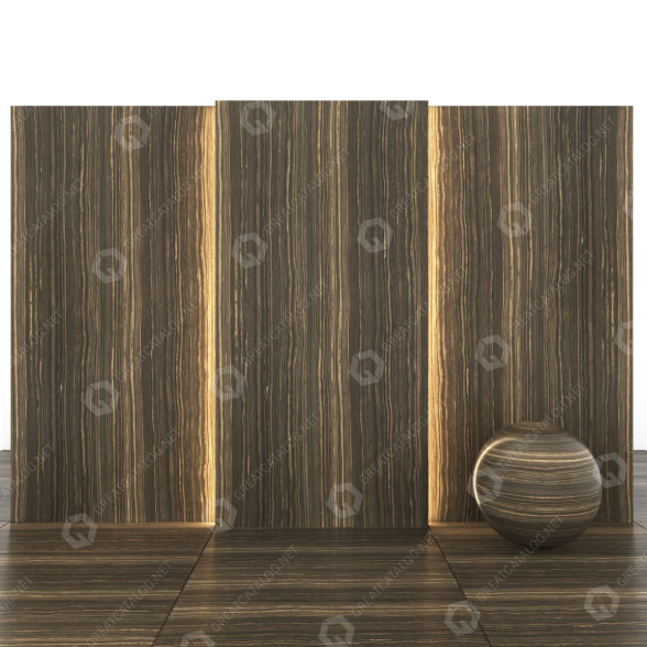 Fliese Brown Wave Marble 3D-Modell