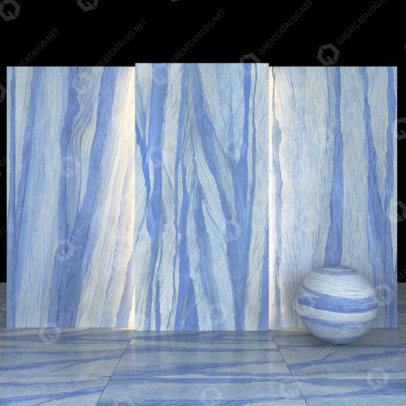 Carrelage Blue Quartzite 01 modèle 3D