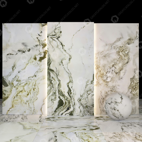 Tile Landscape Marble 04 3D model