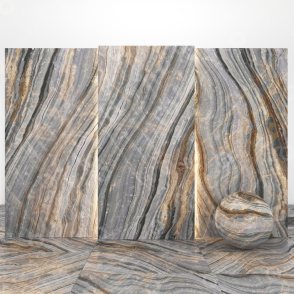 Fliese Luxury Golden Marble 3D-Modell