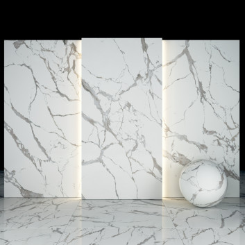 Płytka White Calacatta Marble 01