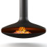 Holzkamin European Home Suspended Rotating Gyrofocus Black - Shirbeigi