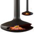 Holzkamin European Home Suspended Rotating Gyrofocus Black - Shirbeigi