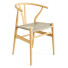 Stuhl Carl Hansen & Søn CH24 Wishbone - Shirbeigi