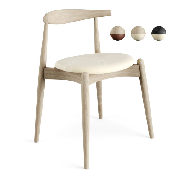 Stuhl Carl Hansen & Søn CH20 Elbow 3D-Modell