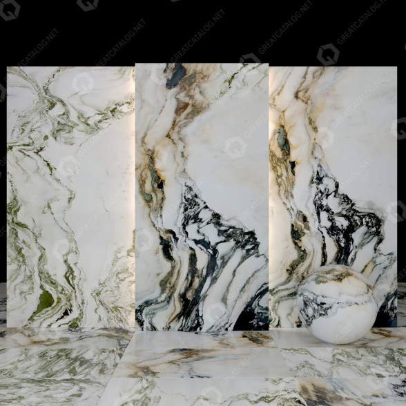 Tile Landscape Marble 02 3D model