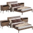 Ліжко та тумбочки West Elm Modern Wood - ED-MONTE