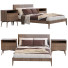 Ліжко та тумбочки West Elm Modern Wood - ED-MONTE