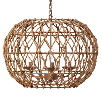 Підвісний світильник Kenroy Home Torus 3 Light with Tan Finish