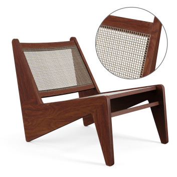 Sillón  Pierre Jeanneret Kangaroo Modelo 3D